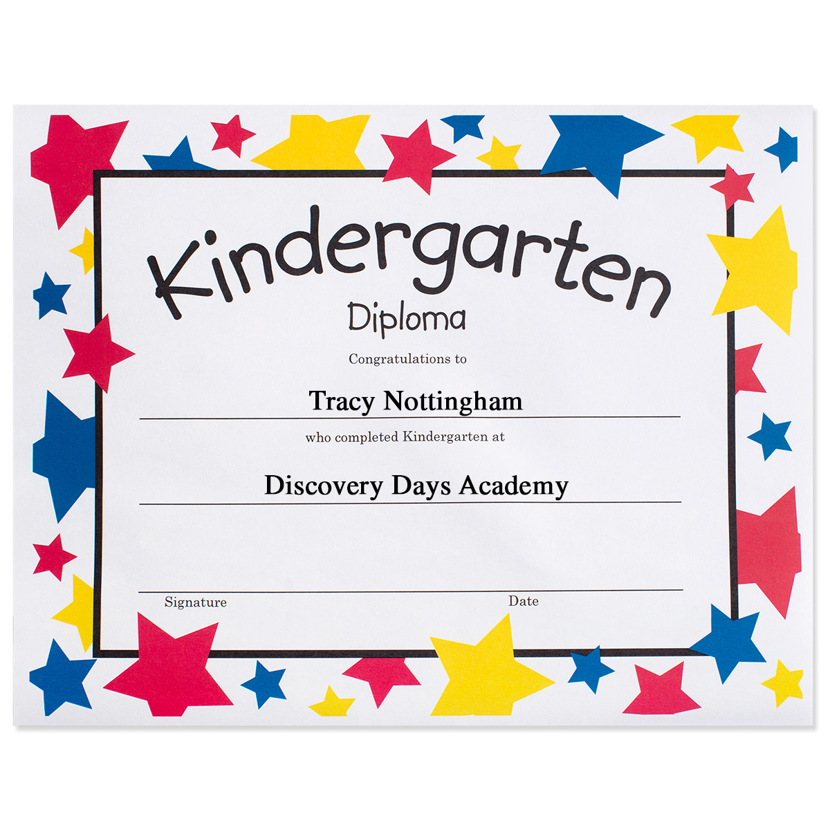 kindergarten-diploma-with-stars-design-rhyme-university
