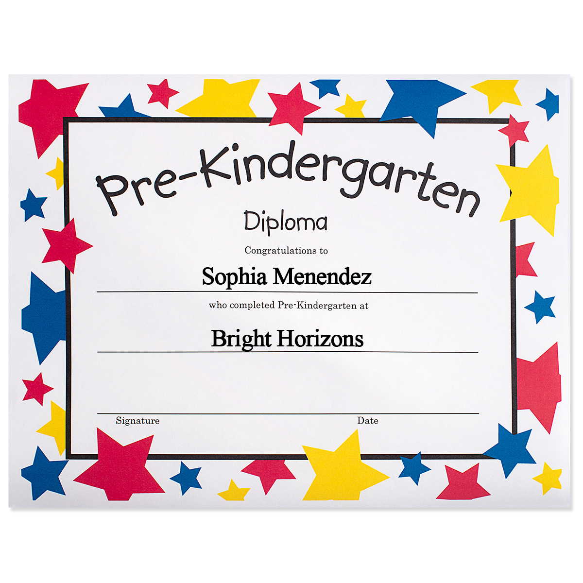 8-5-x-11-in-stars-pre-k-diploma-rhyme-university