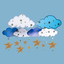 Clouds, Stars, and Balloons Kit