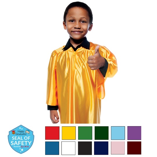 doctoral graduation dresses Endea Graduation Shiny Hunter Green Graduation Cap and Gown for Pre-school, Kids Unisex, Size: 30 (3'9-3'11))