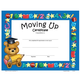 Teddy Bear Diploma - Moving Up