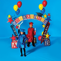 Graduation Blocks Stage Props Theme Set