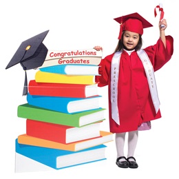 Congratulations Graduate Book Stand Stage Prop Kit