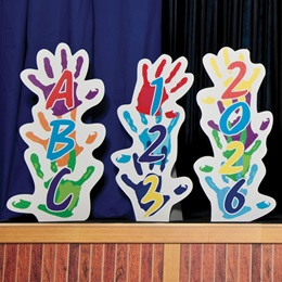 Handprints Stand Stage Props Kit