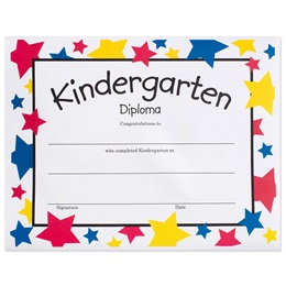 Stars Diploma - Kindergarten