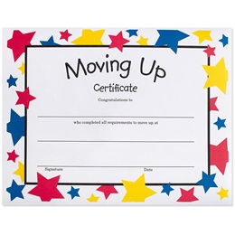 Moving Up Diploma - Stars