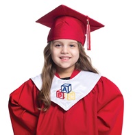 Designer Graduation Hood for Kids