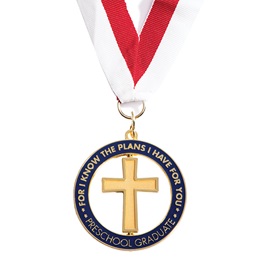 Preschool Graduate Medallion - Spinning Cross