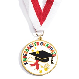 Kindergarten Graduate Enamel Medallion