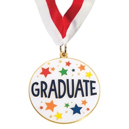 Colorful Graduate Enamel Medallion