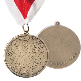 Class of 2024 Sculpted Brass Medallion