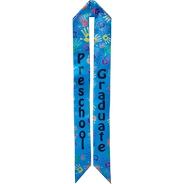 Preschool Graduation Sash - Handprints