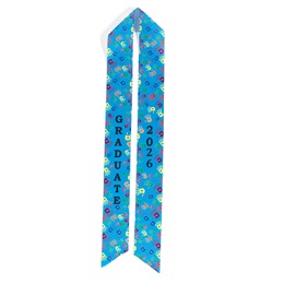 52 inches long Child-size 2026 Handprints Graduate Sash