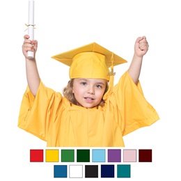 Child-size Matte Finish Graduation Set