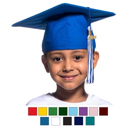 Child-size Matte-finish Cap and Tassel Set