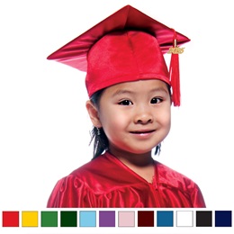 Children's Shiny Cap / Tassel Grad Set