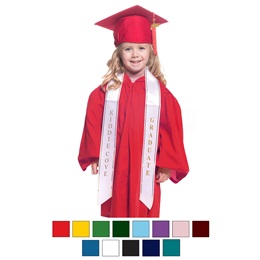 Matte-finish Graduation Set with Custom Sash