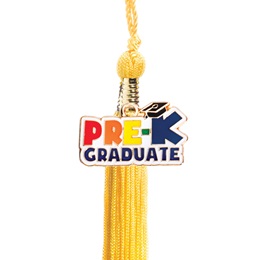 Tassel with Multi-color Pre-K Graduate Tassel Charm