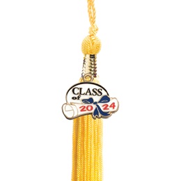 Tassel with Class of 2024/Diploma Charm