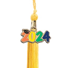Tassel with 2024 Colorful Charm