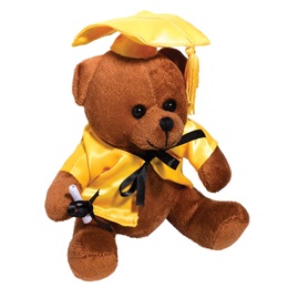 Graduation Teddy Bear - Gold