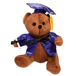 Graduation Teddy Bear - Purple