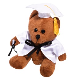Graduation Teddy Bear - White