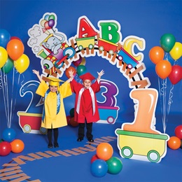 Kid's Alphabet Train Prop Set