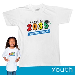 Class of 2035 Kindergarten Grad T-Shirt - Youth